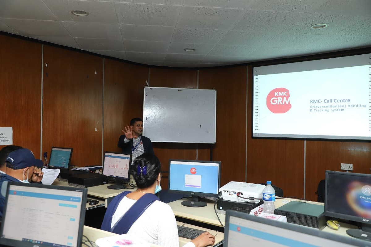 Training on tracking and updating of grievance redressal progress