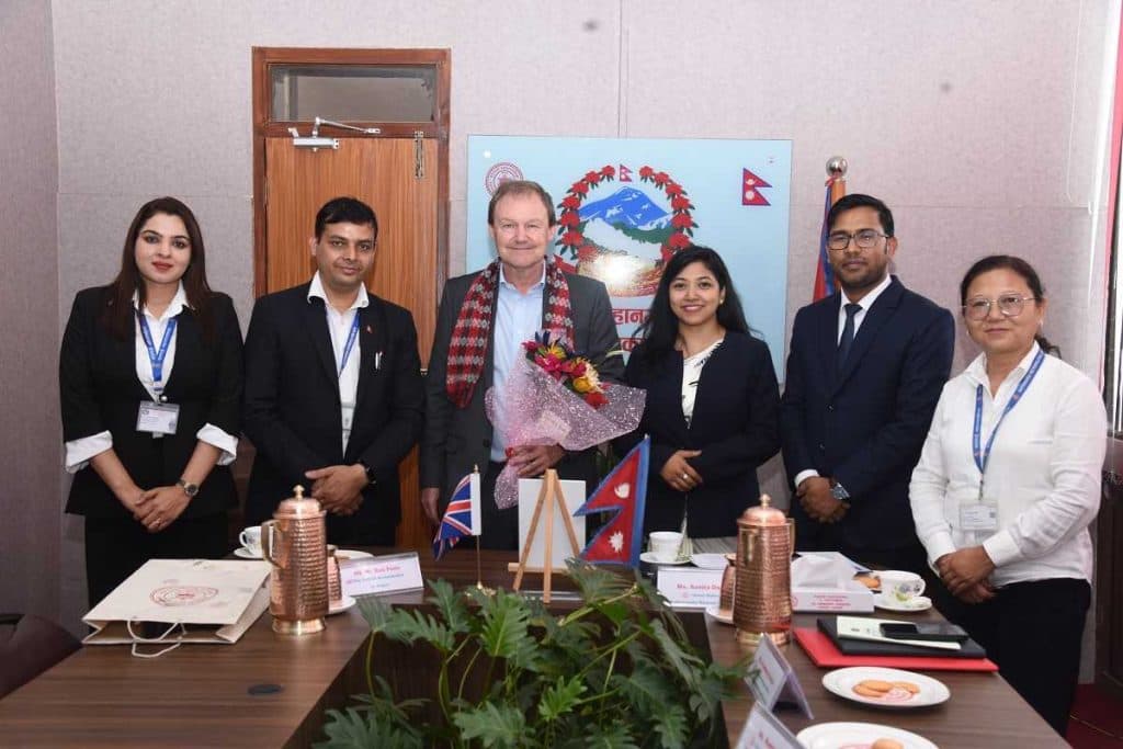 Ambassador Fan's Courtesy Meeting with Deputy Chief Dangol: Conversation Focuses on Creative Cities