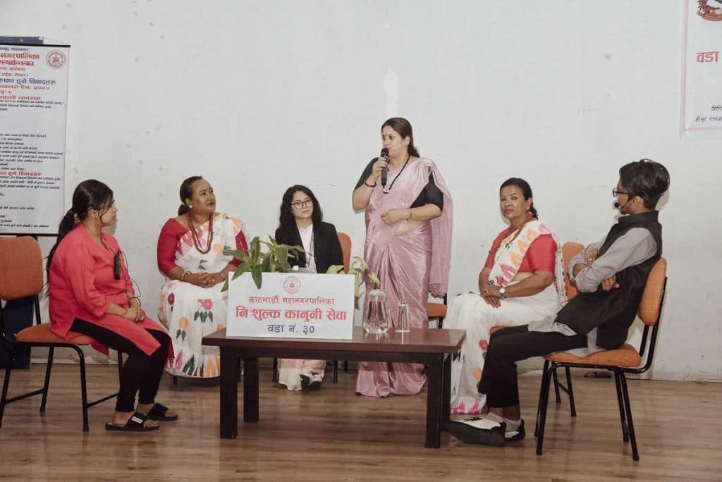 Drama staging to explain the role of ward women's network in dispute resolution